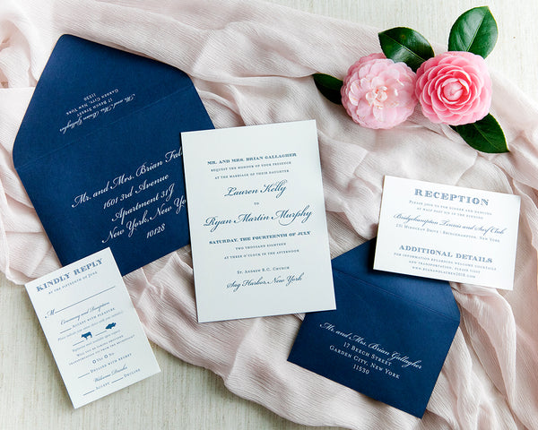 Letterpress Wedding Invitation — Paper in the Park